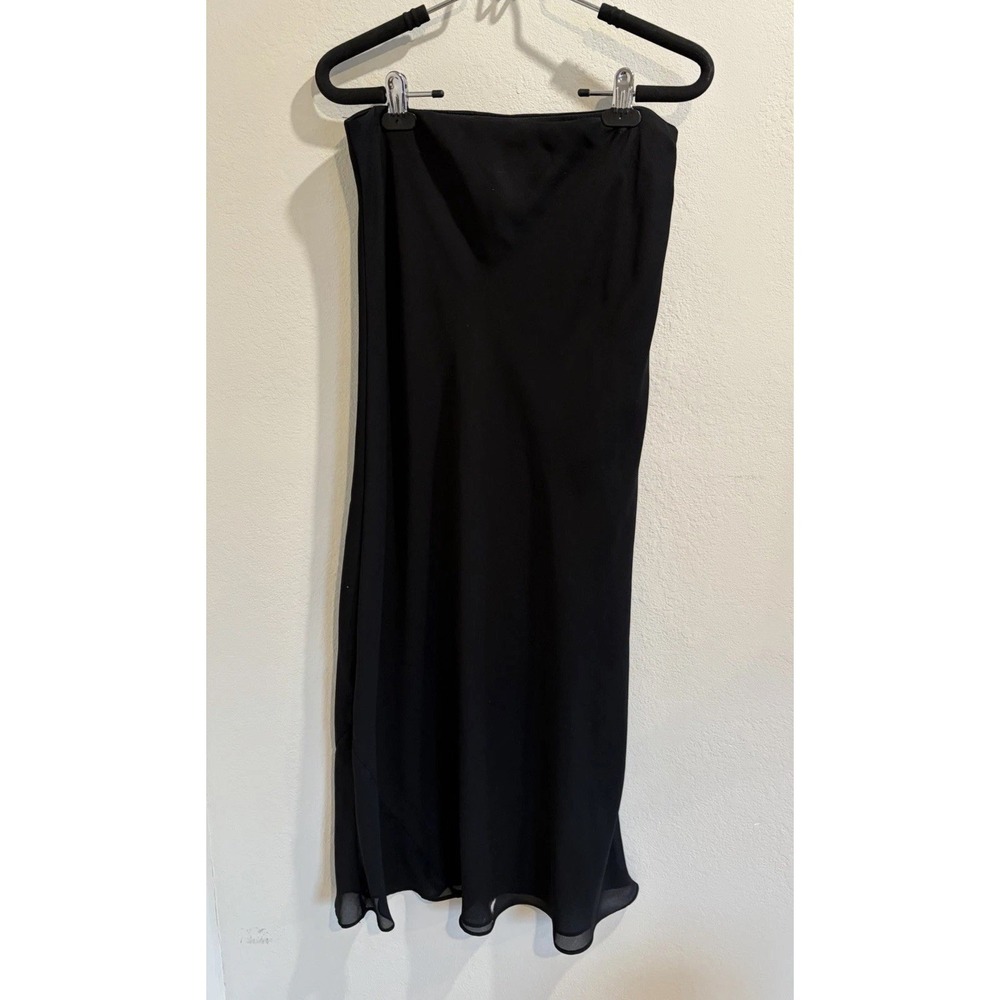 VTG Chiffon Maxi Skirt Med Sheer Fairy Grunge Whimsigoth Witchy Romantic 90s Y2K - Picture 8 of 9